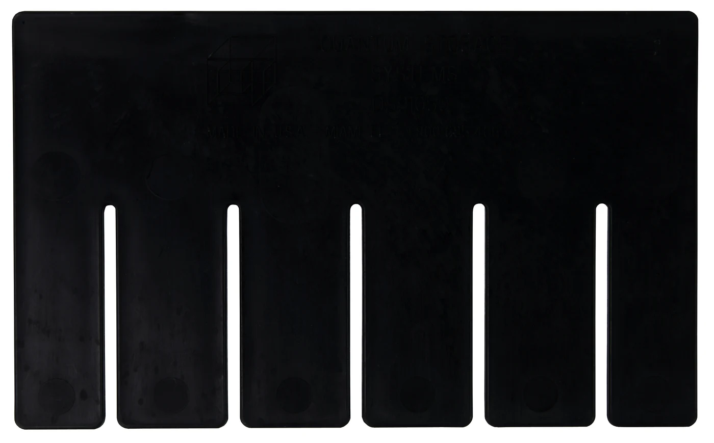 Quantum DS91050CO Conductive Short Divider, Black, Pack of 6
