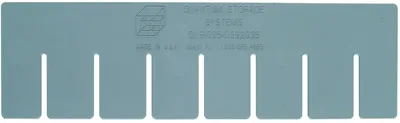 Quantum DS92035 Short Divider for Use with DG92035, Gray, Pack of 6
