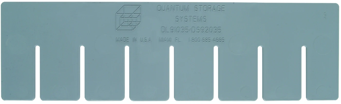 Quantum DS92035 Short Divider for Use with DG92035, Gray, Pack of 6