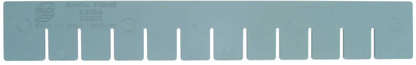 Quantum DS93030 Short Divider for Use with DG93030, Gray, Pack of 6