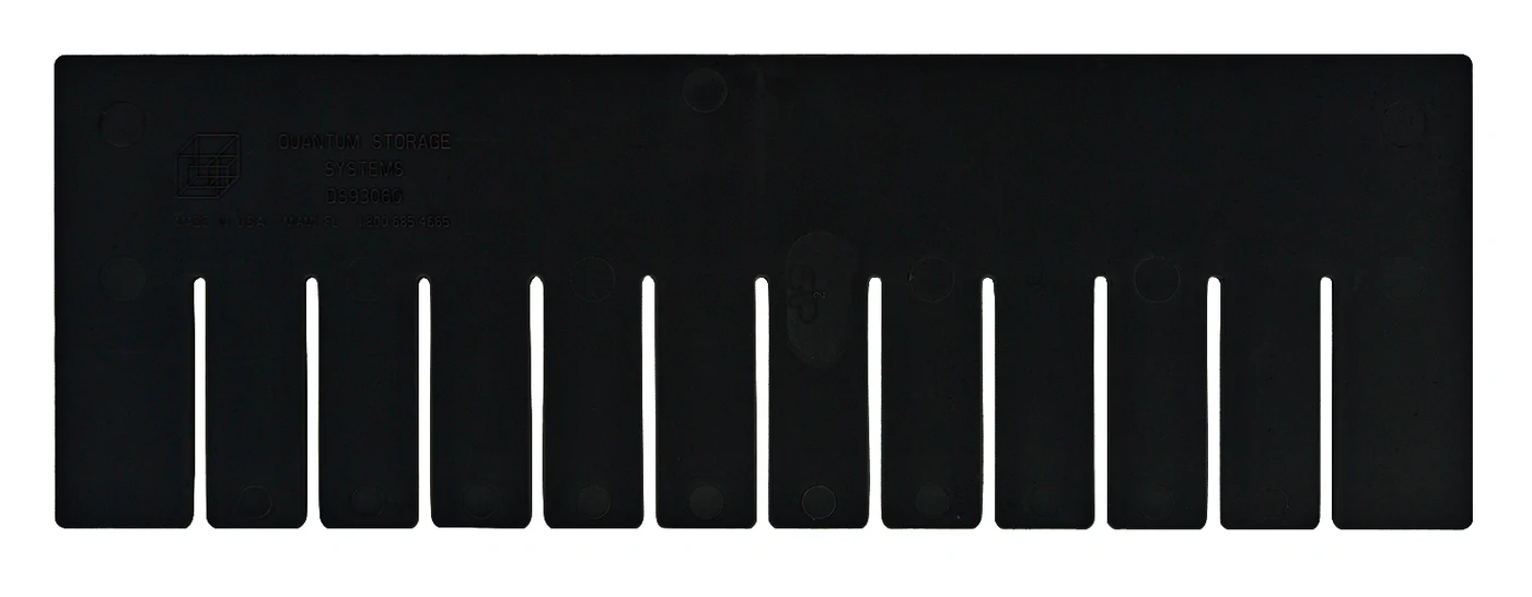 Quantum DS93060CO Conductive Short Divider, Black, Pack of 6