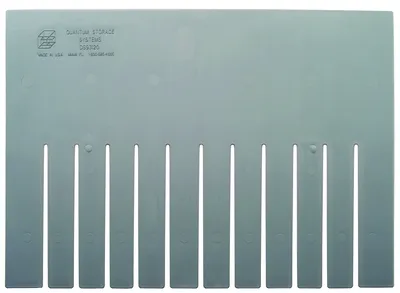 Quantum DS93120 Short Divider for Use with DG93120, Gray, Pack of 6