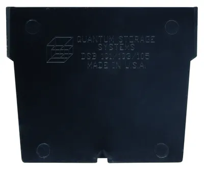 Quantum DSB101 Bin Divider for Bin QSB101, Black, Pack of 50