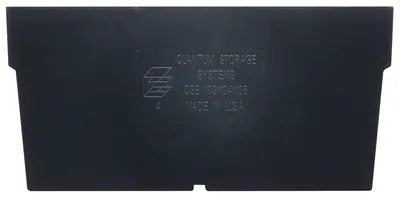 Quantum DSB102 Bin Divider for Bin QSB102, Black, Pack of 50