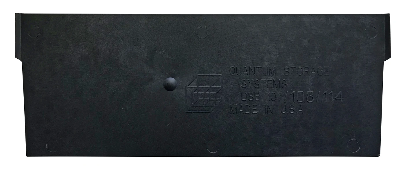 Quantum DSB107/108/114 Bin Divider for Use with QSB107, Black, Pack of 50