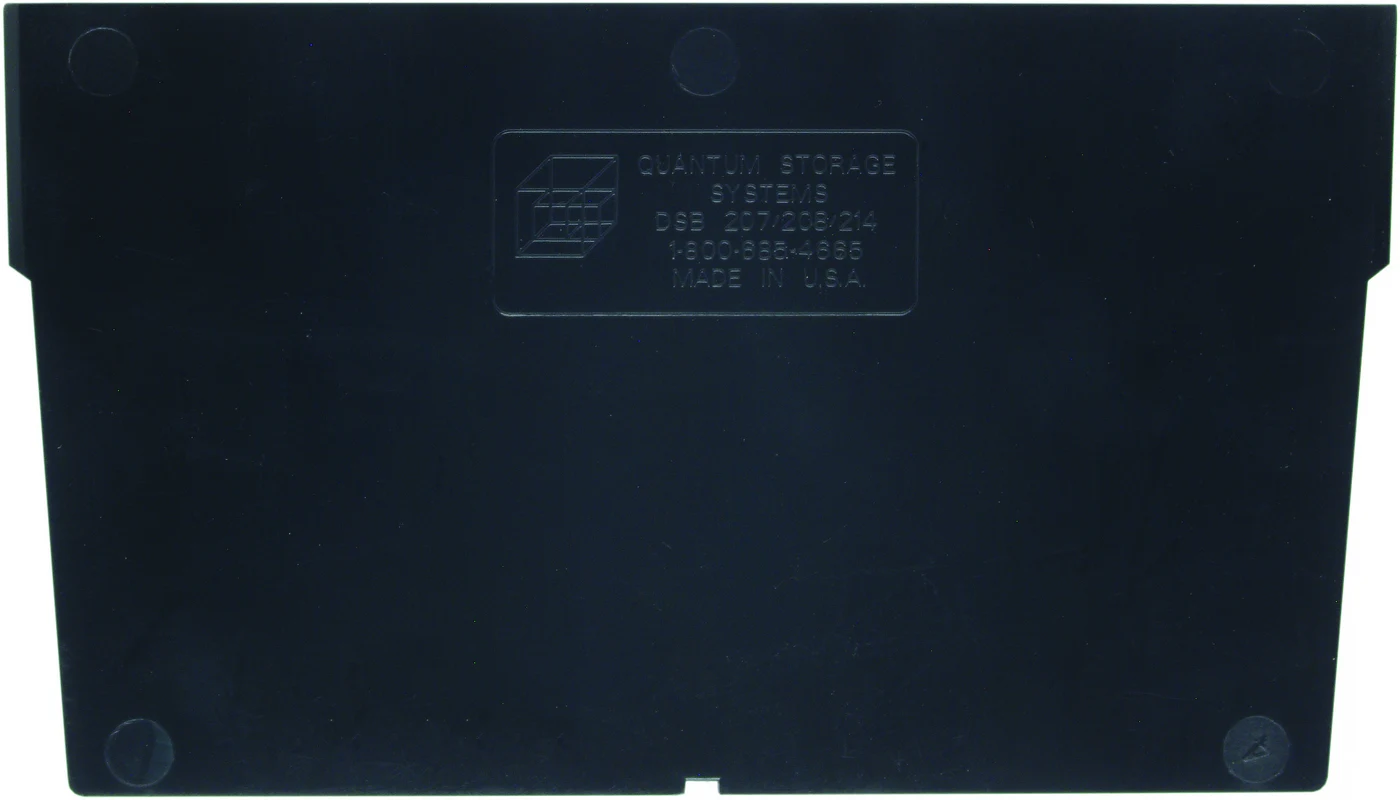 Quantum DSB207/208/214 Bin Divider for Use with QSB207, Black, Pack of 50