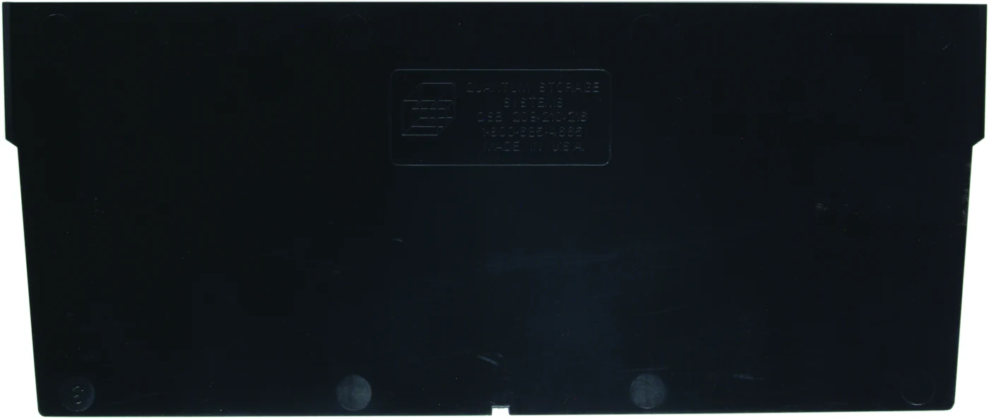 Quantum DSB209/210/216 Bin Divider for Use with QSB209, Black, Pack of 50