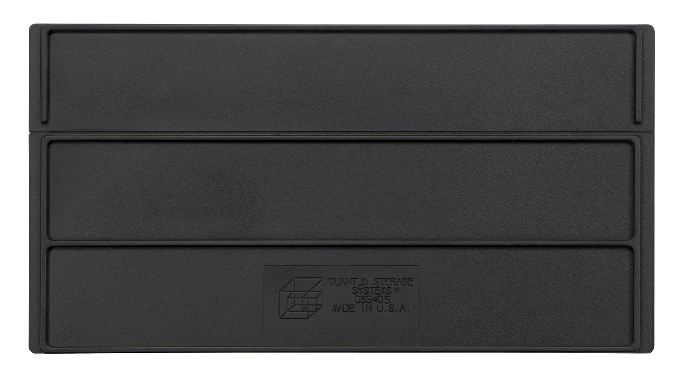 Quantum DSS405 Bin Divider for Use with SSB425, Black, Pack of 6