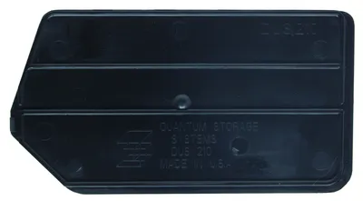 Quantum DUS210CO Conductive Bin Divider, Black, Pack of 6