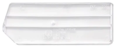 Quantum DUS220CL Clear Bin Divider, Pack of 6