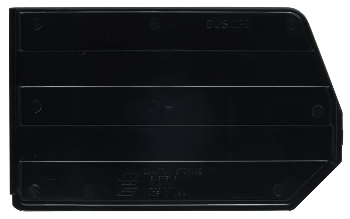 Quantum DUS239 Bin Divider for Bin QUS239, Black, Pack of 6