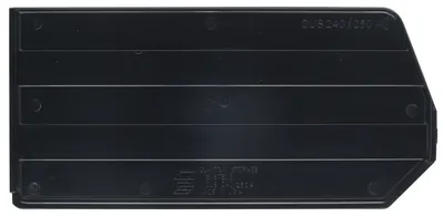 Quantum DUS240 Bin Divider for Bins QUS240, Black, Pack of 6