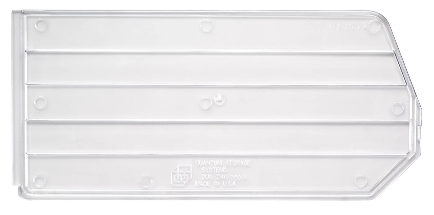 Quantum DUS240/250CL Clear Bin Divider, Pack of 6