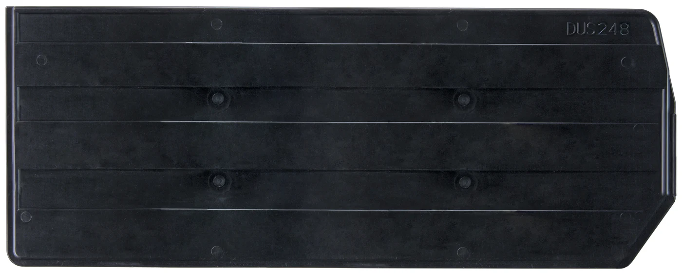 Quantum DUS248 Bin Divider for Bin QUS248, Black, Pack of 6