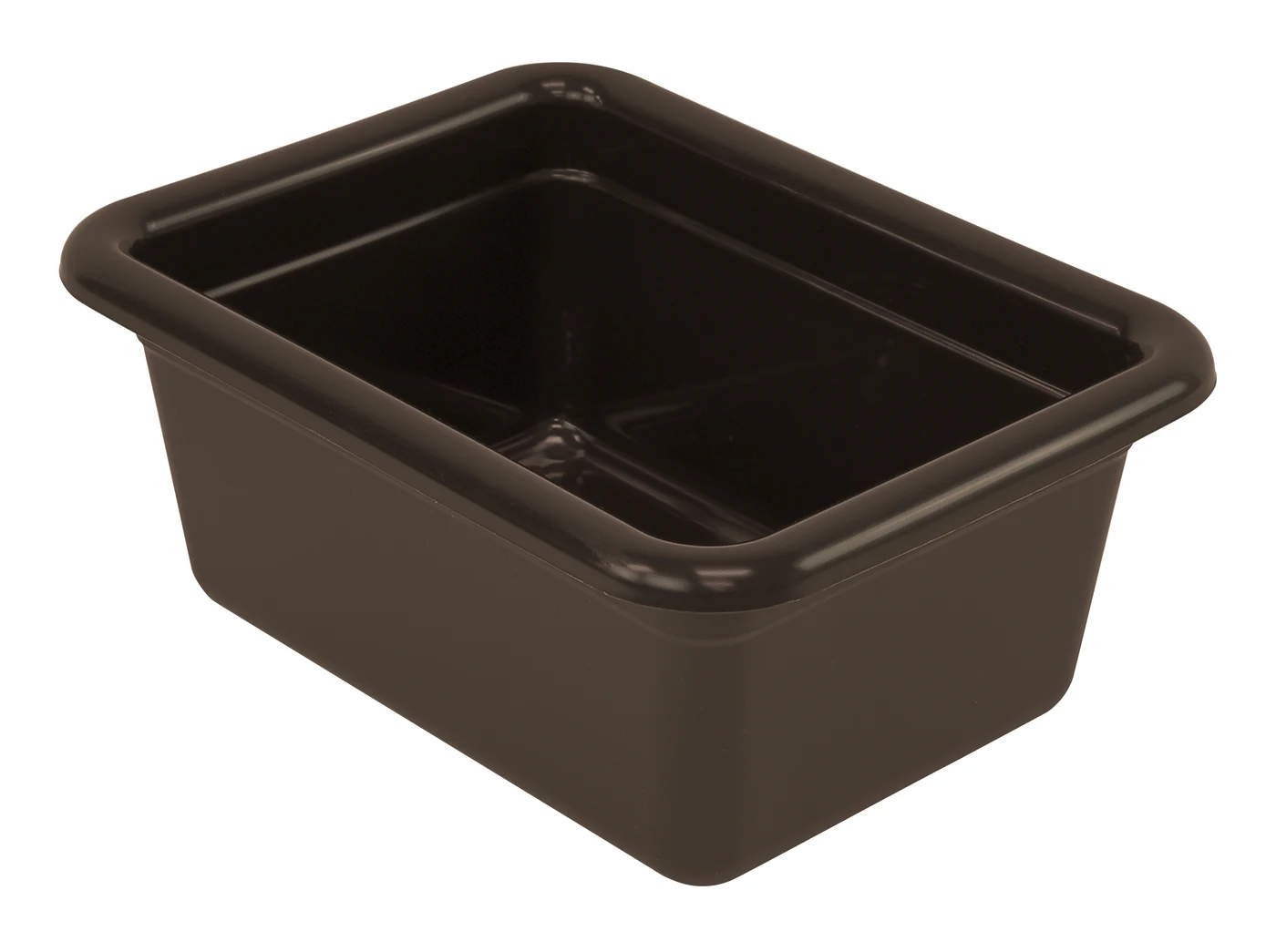 Quantum FSB-1295BN Bussing Tub, 9-1/16"W x 12-1/16"L x 5-1/8"H, Brown