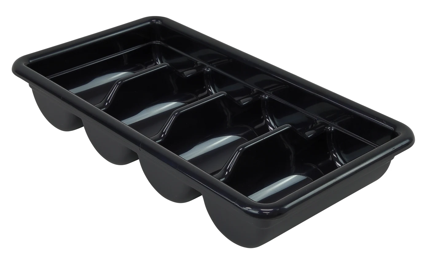 Quantum FSB-20113BK Bussing Tub, 11-3/8"W x 20-7/16"L x 3-3/4"H, Black