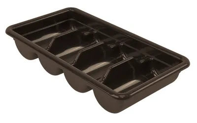 Quantum FSB-20113BN Bussing Tub, 11-3/8"W x 20-7/16"L x 3-3/4"H, Brown