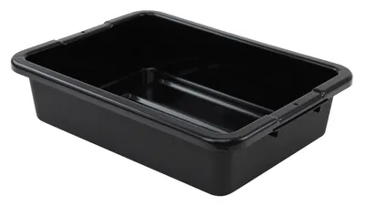 Quantum FSB-20155RBK Bussing Tub, 15"W x 20"L x 5"H, Black