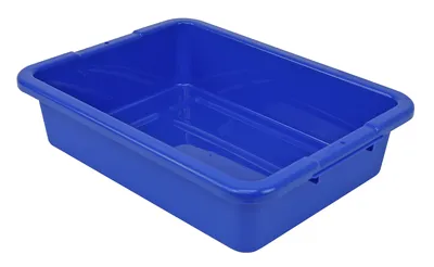 Quantum FSB-20155RBL Bussing Tub, 15"W x 20"L x 5"H, Blue