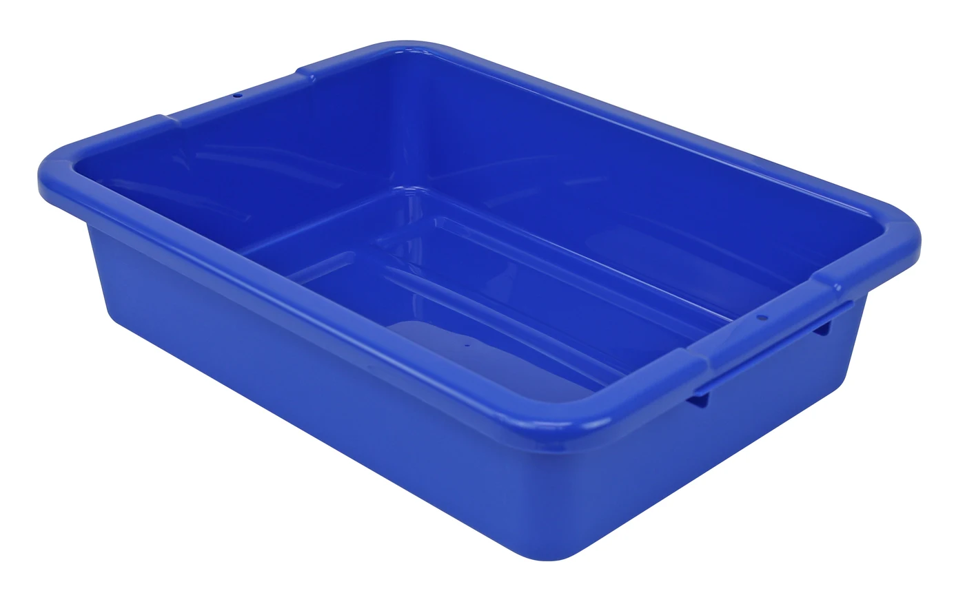 Quantum FSB-20155RBLNB Bussing Tub, 15"W x 20"L x 5"H, Blue