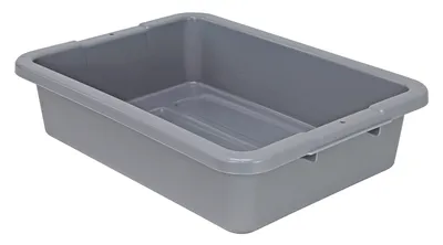 Quantum FSB-20155RGY Bussing Tub, 15"W x 20"L x 5"H, Gray