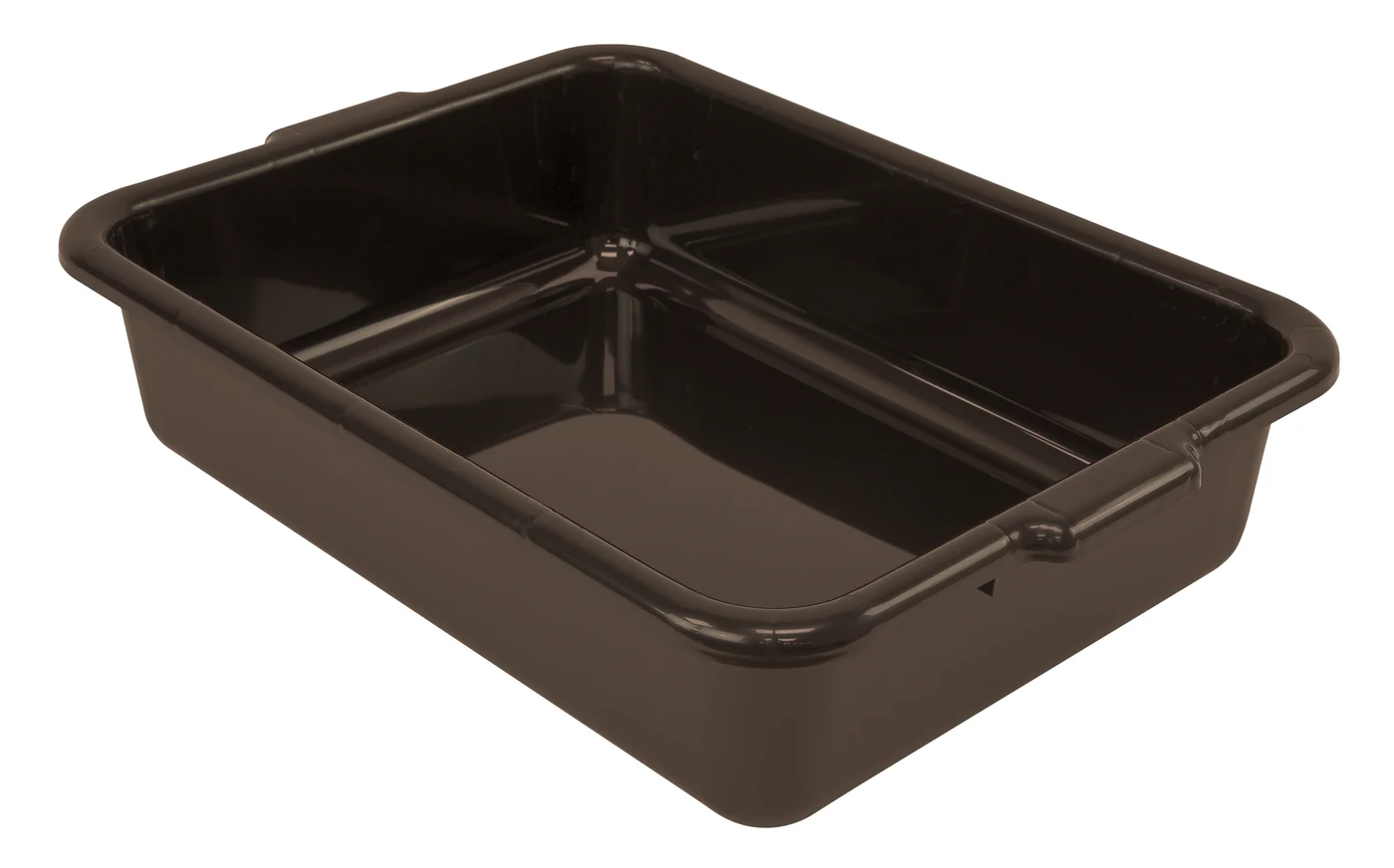 Quantum FSB-21155BNCS Bussing Tub, 15"W x 21"L x 5"H, Brown, Case of 12