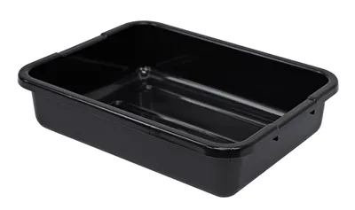 Quantum FSB-21155RBK Bussing Tub, 15"W x 21"L x 5"H, Black