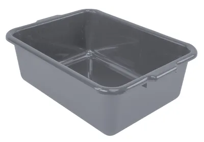 Quantum FSB-21157GY Bussing Tub, 15"W x 21"L x 7"H, Gray
