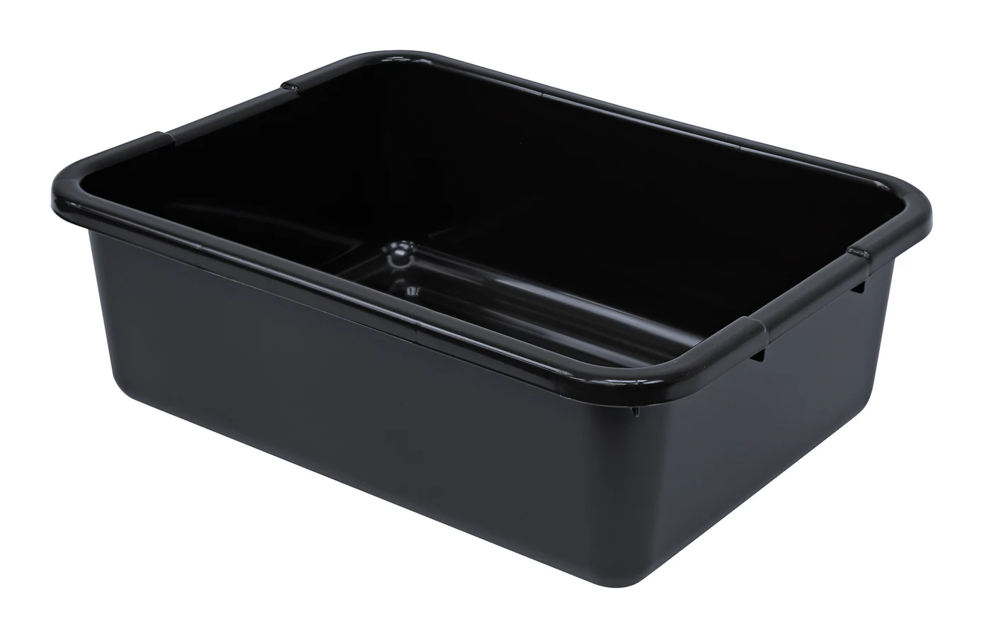 Quantum FSB-21157RBRNB Bussing Tub, 15"W x 21"L x 7"H, Black