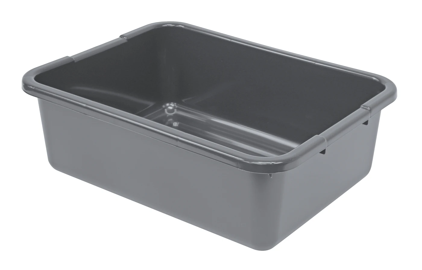 Quantum FSB-21157RGY Bussing Tub, 15"W x 21"L x 7"H, Gray