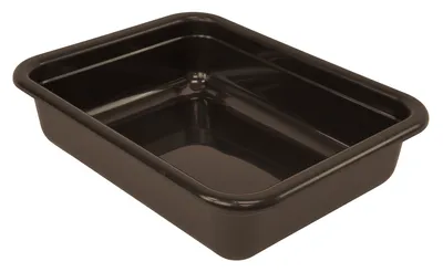 Quantum FSB-22175BN Bussing Tub, 17"W x 22"L x 5"H, Brown