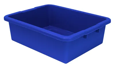 Quantum FSB-22177RBL Bussing Tub, 17"W x 21-1/2"L x 7"H, Blue