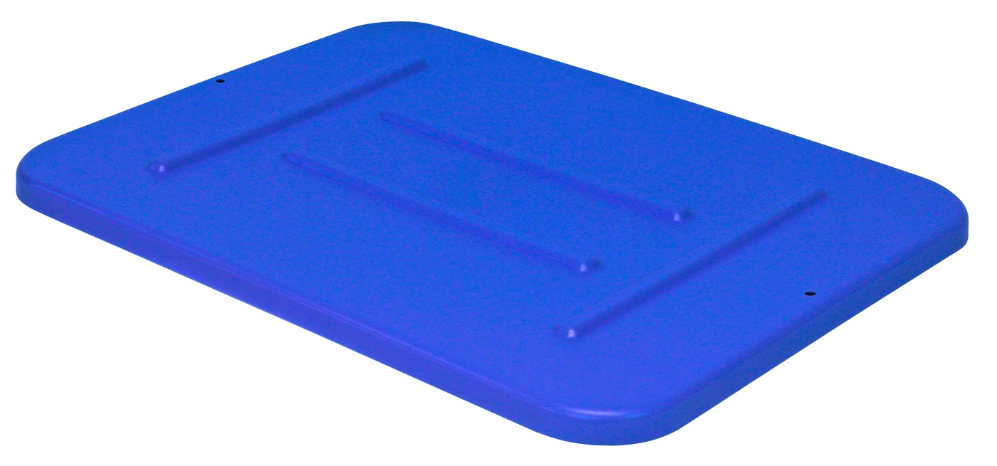 Quantum FSB-L2216BL Bussing Tub Lid, 16-1/2"W x 22"L, Blue