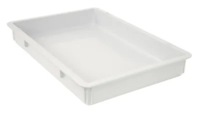Quantum FSB-PT26183WT Pizza Dough Box, 18"L x 25-5/8"W x 3-3/8"H, White