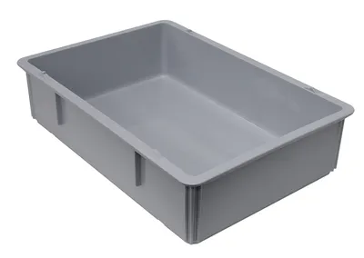Quantum FSB-PT26186GY Pizza Dough Box, 18"L x 25-5/8"W x 6-3/8"H, Gray