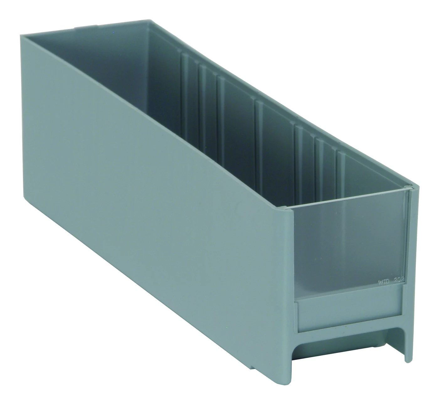 Quantum IDR202GYCS Interlocking Cabinet Drawer, 11"L x 2-3/4"W x 3-5/16"H, Gray, Case of 24