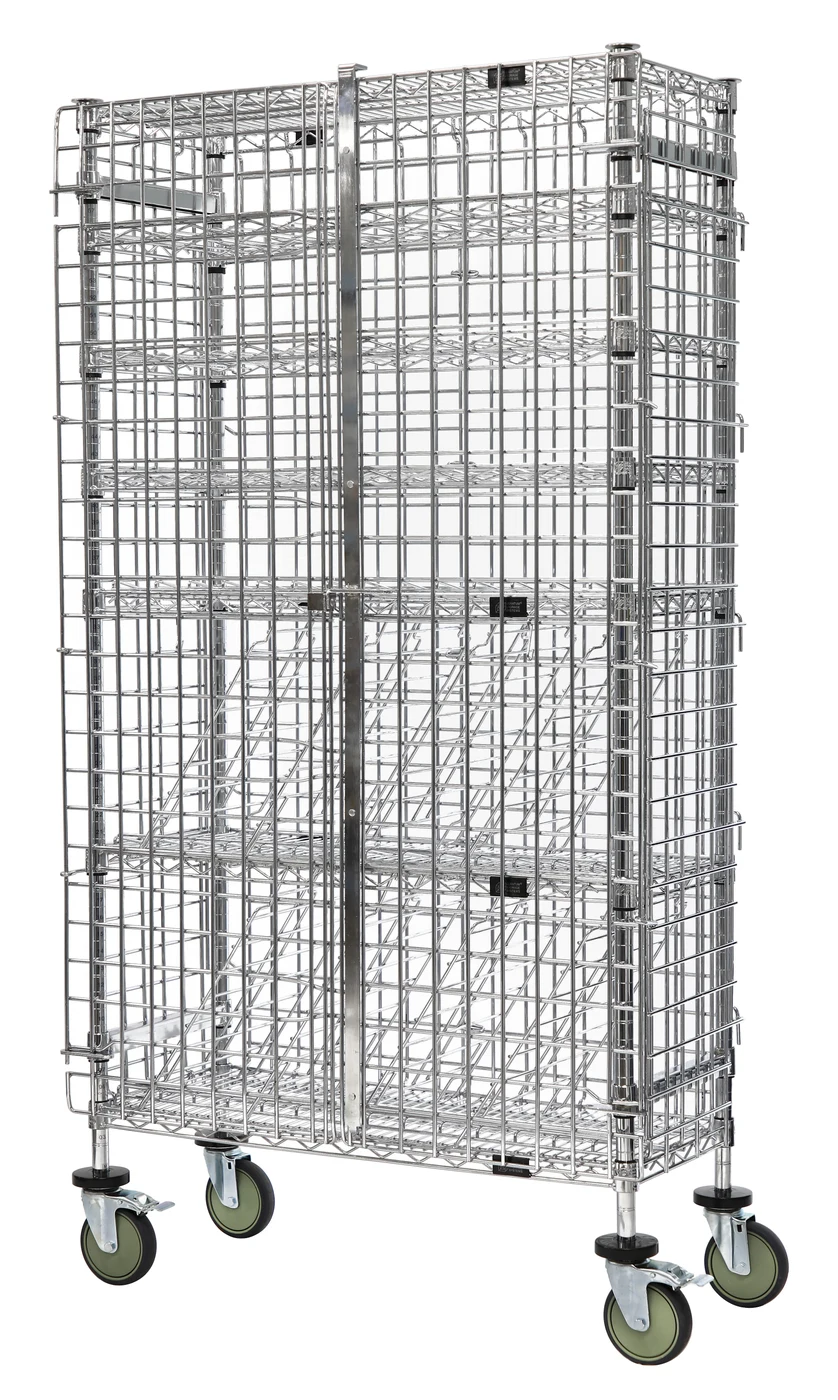 Quantum M2460W46DR Green Polymer Drying Rack Unit, 60"W x 24"D x 69"H, 1200 lb capacity, Green/Polymer