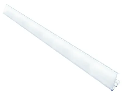 Quantum LHA24C Angled Label Holder, Clear