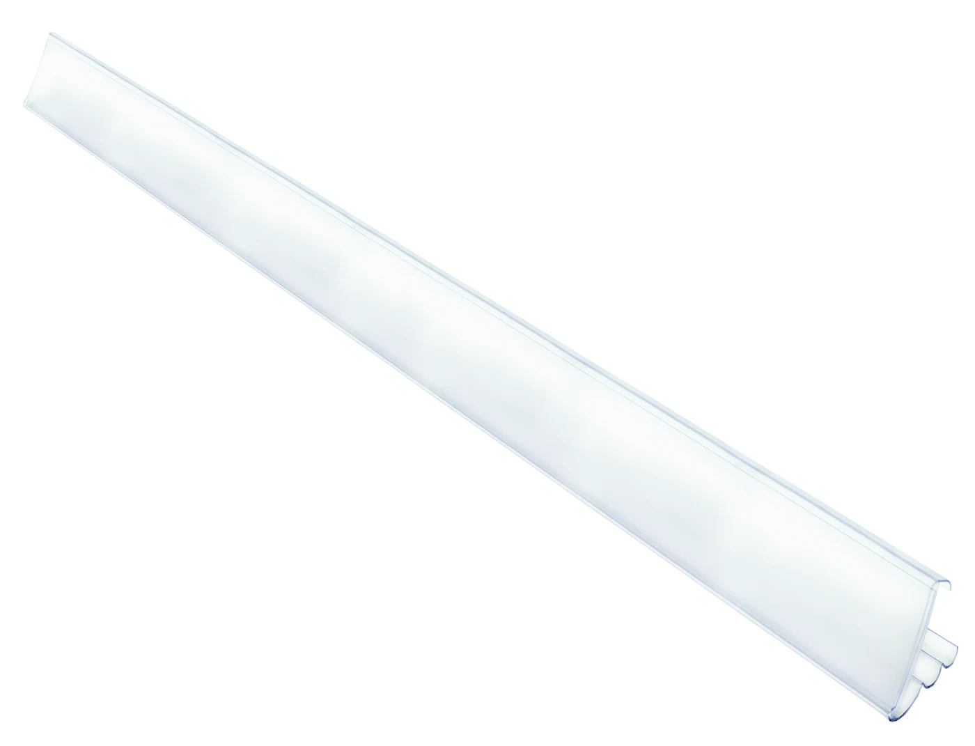 Quantum LHA24C Angled Label Holder, Clear
