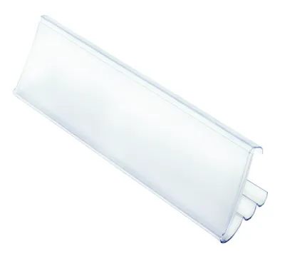 Quantum LHA5C Angled Label Holder, Clear