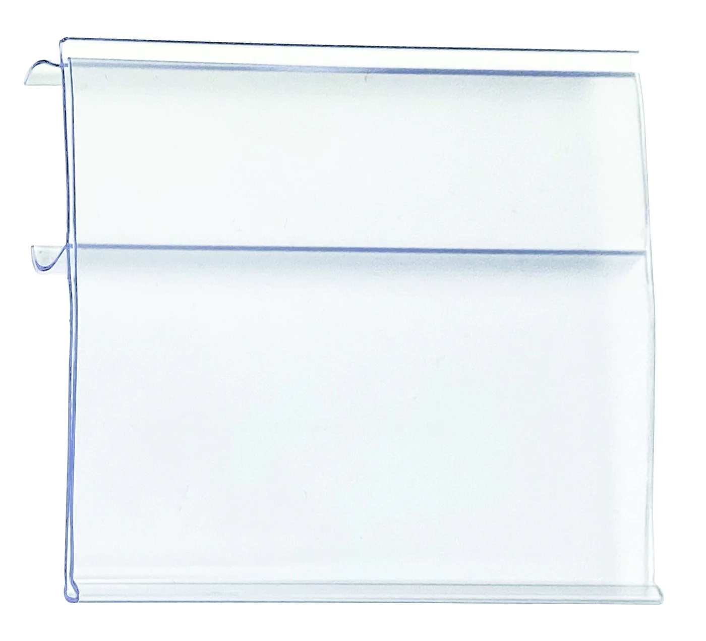 Quantum LHE3X5C Angled Label Holder, Clear, Pack of 12