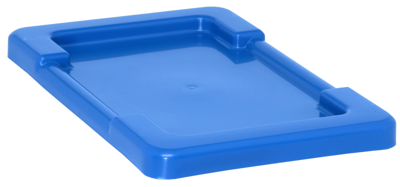 Quantum LID1711BLCS Lug Lid Fits TUB1711-8 and TUB1711-12, Blue, Case of 6