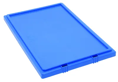 Quantum LID241BLCS Tote Box Lid for Use with SNT240, Blue, Case of 3