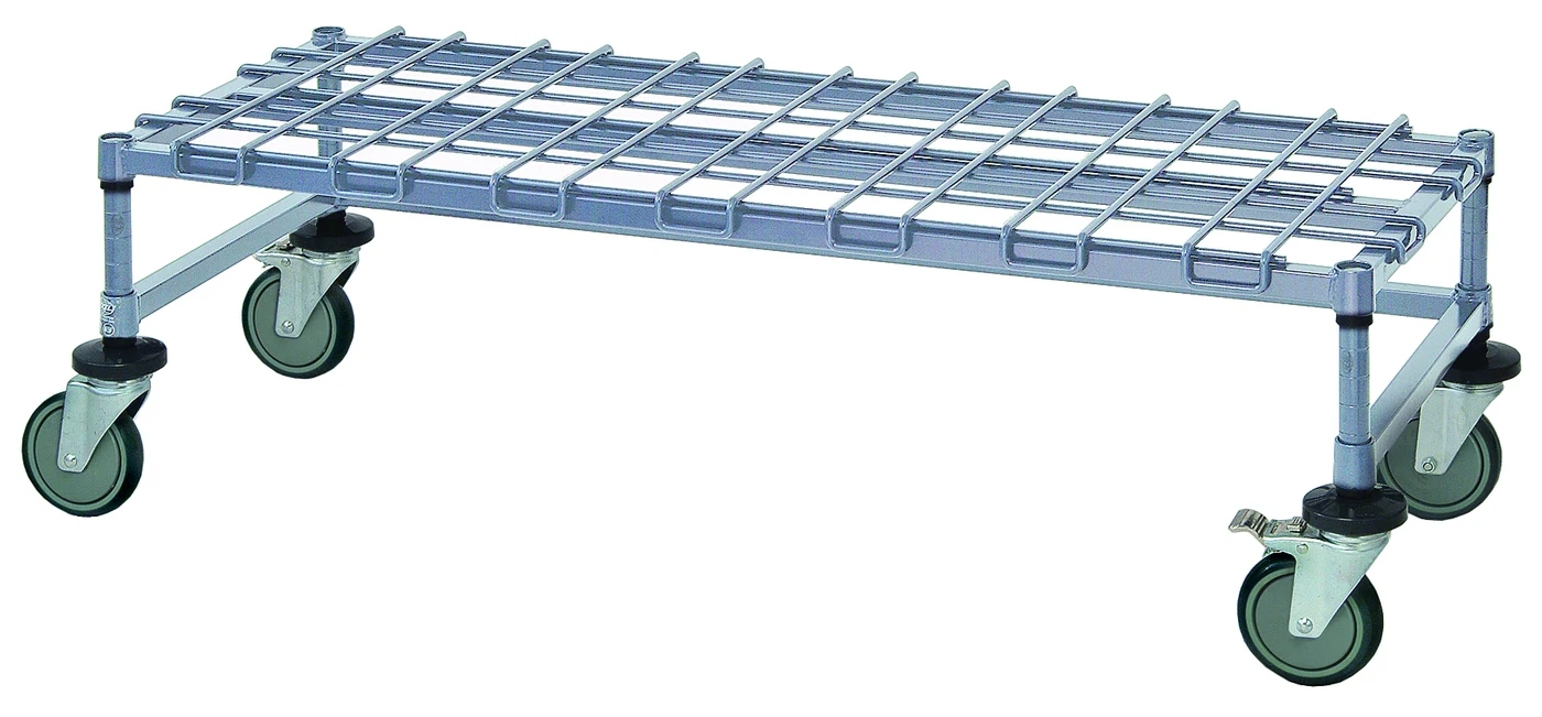 Quantum M18606DGY Wire Dunnage Platform Rack, 60"W x 18"D x 12"H, 1200 lb capacity, Gray