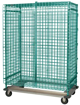 Quantum MD2436-70SECP Security Unit, 36"W x 24"D x 70"H, 1200 lb capacity, Green