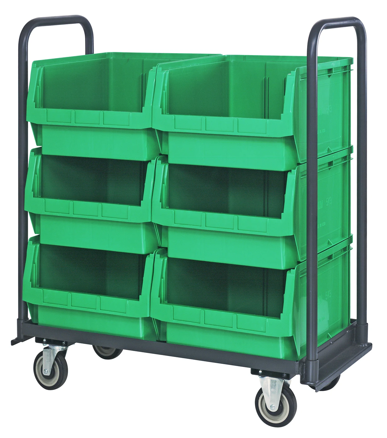 Quantum MTT-1842-543GN Magnum Tote Truck, 19-3/4"L x 18-3/8"W x 11-7/8"H, 1200 lb capacity, Gray