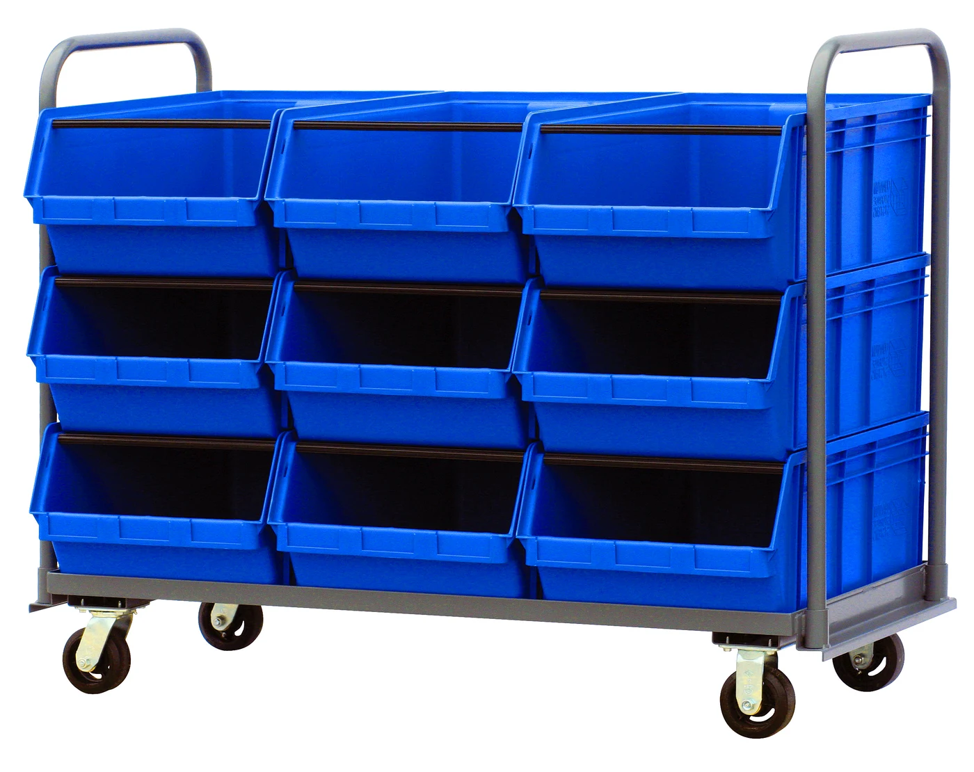 Quantum MTT-3060-743BL Magnum Tote Truck, 29"L x 18-3/8"W x 11-7/8"H, 3000 lb capacity, Gray