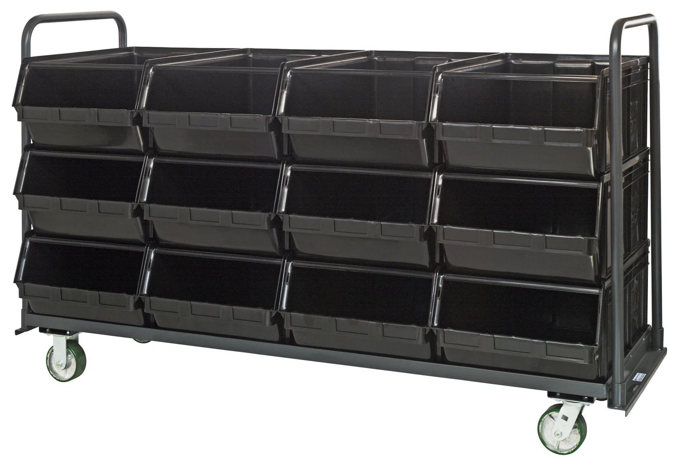 Quantum MTT-3060-743BK Magnum Tote Truck, 29"L x 18-3/8"W x 11-7/8"H, 3000 lb capacity, Gray