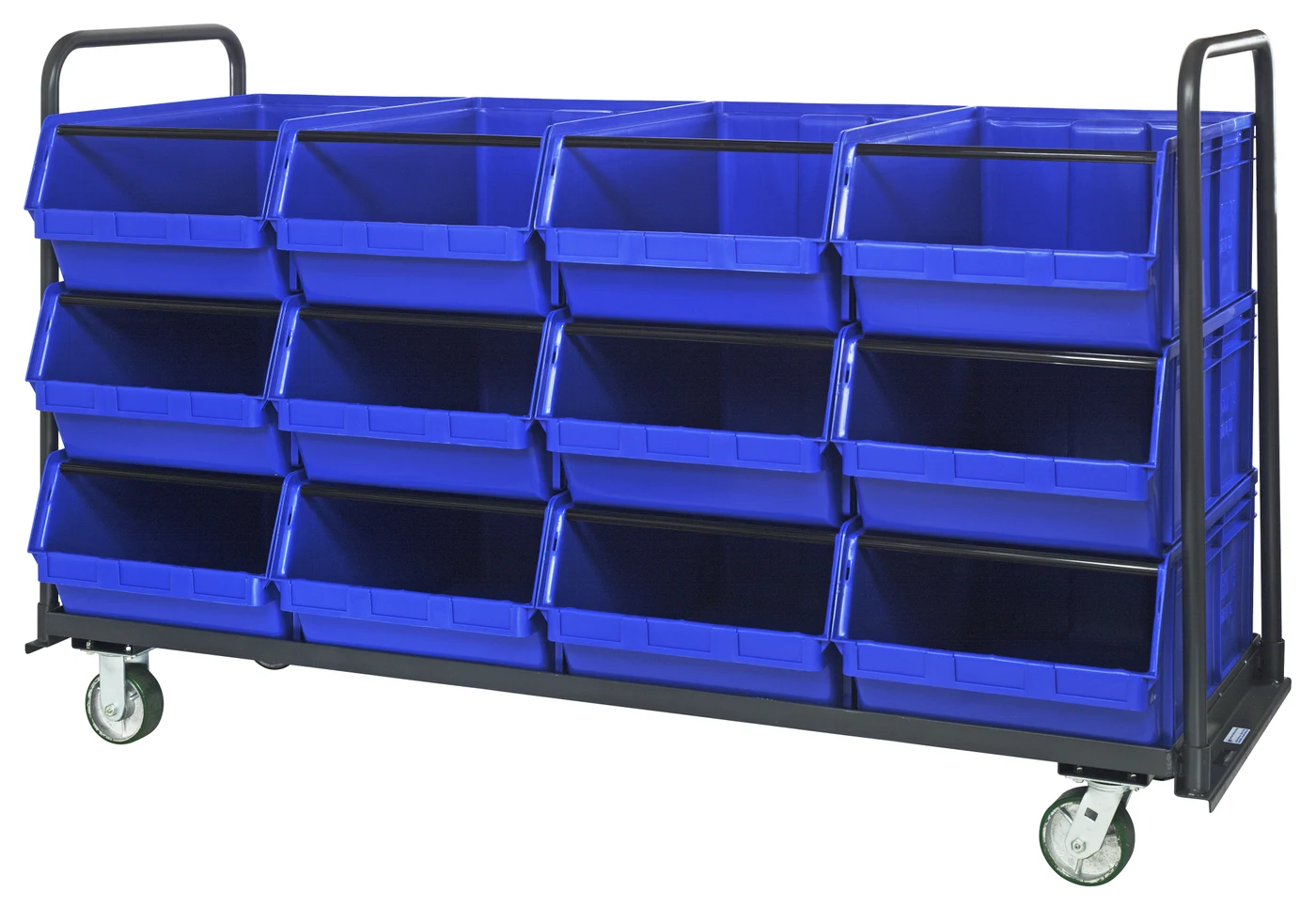 Quantum MTT-3042-743BL Magnum Tote Truck, 29"L x 18-3/8"W x 11-7/8"H, 1200 lb capacity, Gray