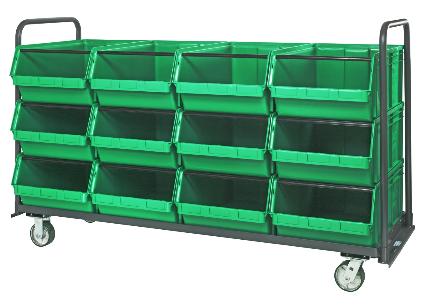 Quantum MTT-3060-743GN Magnum Tote Truck, 29"L x 18-3/8"W x 11-7/8"H, 3000 lb capacity, Gray